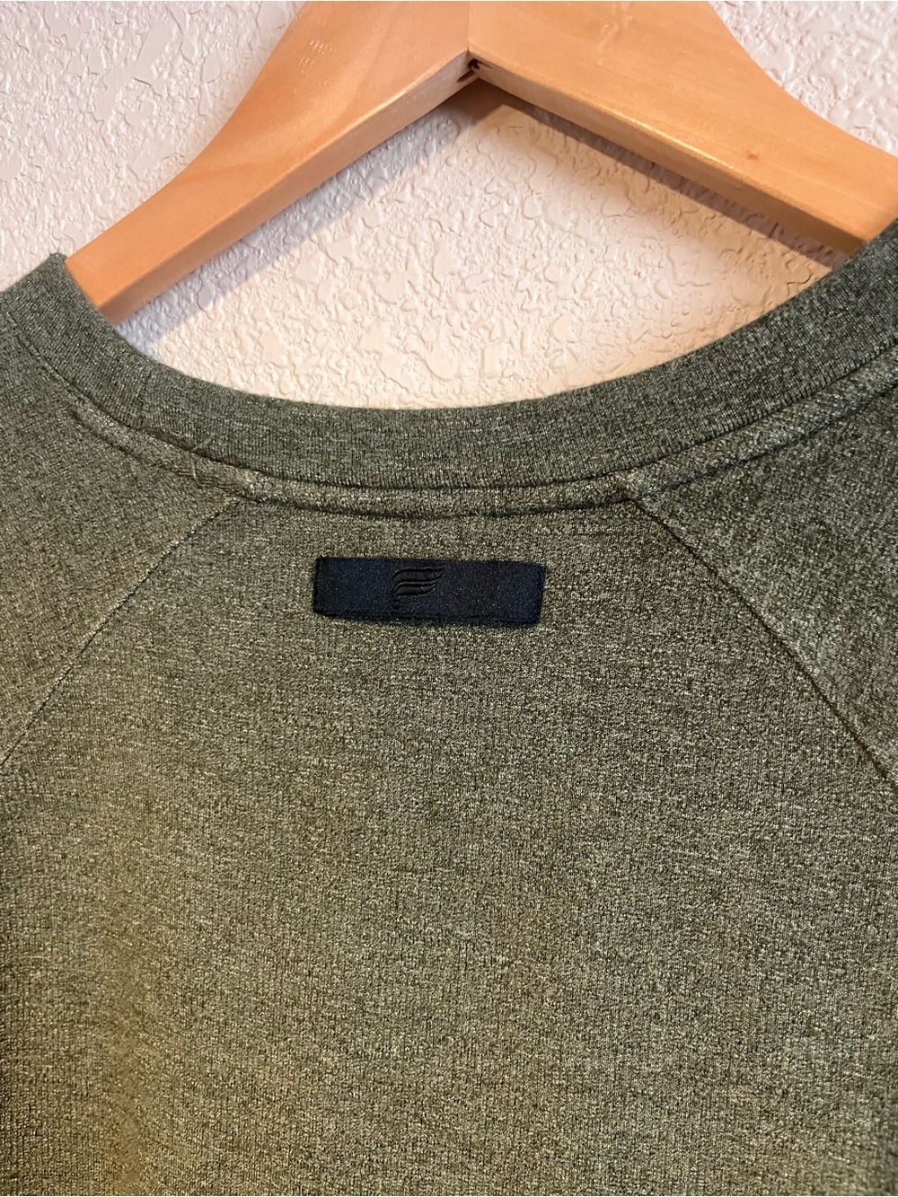 Fabletics Men's the OG Crewneck Sweater - Olive Green - Picture 6 of 7